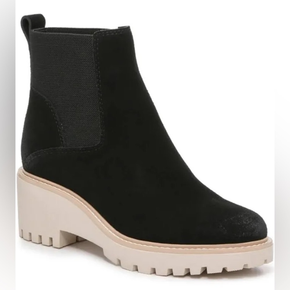 Dolce Vita Haddie Chelsea Boot Black Size 7.5